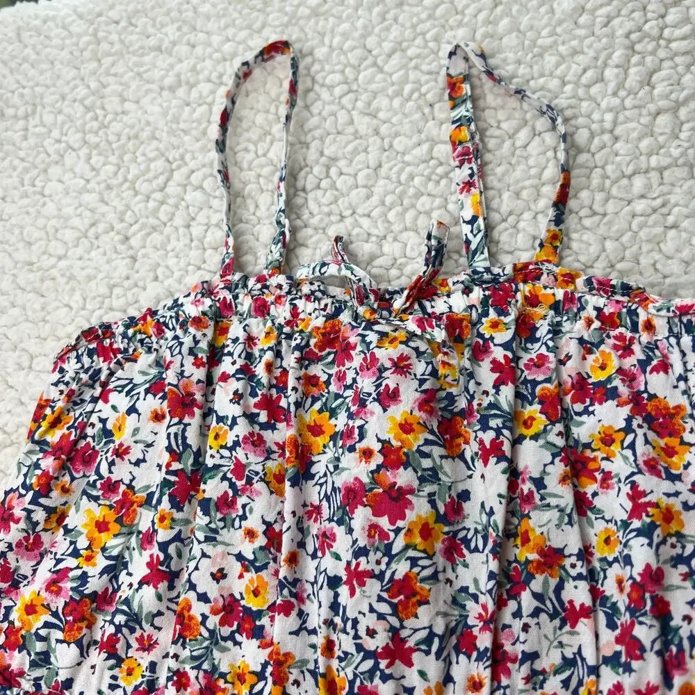 Old Navy Floral Tank Dress Small 6-7